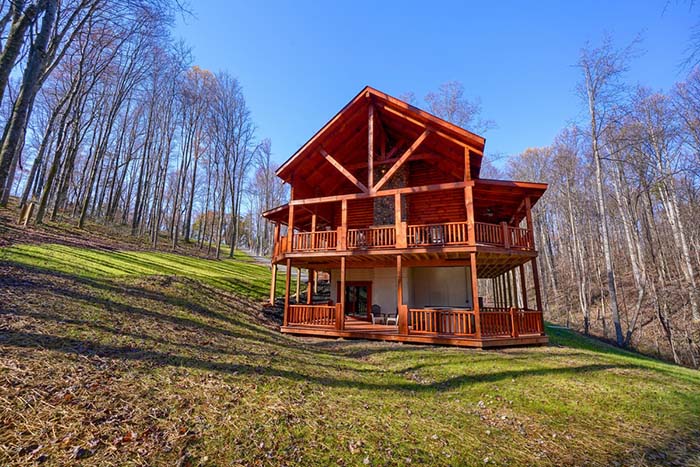 Rosewood Lodge Luxury Log Home Lodging In Hocking Hills Ohio